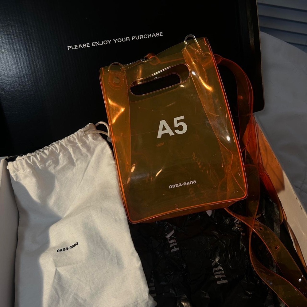 Nana Nana A5 PVC Clear Bag 🧡
